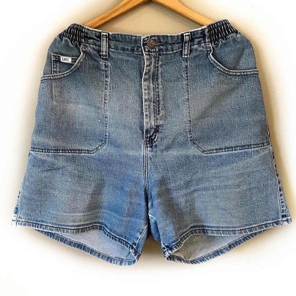 VINTAGE Lee Jeans carpenter denim shorts size 18